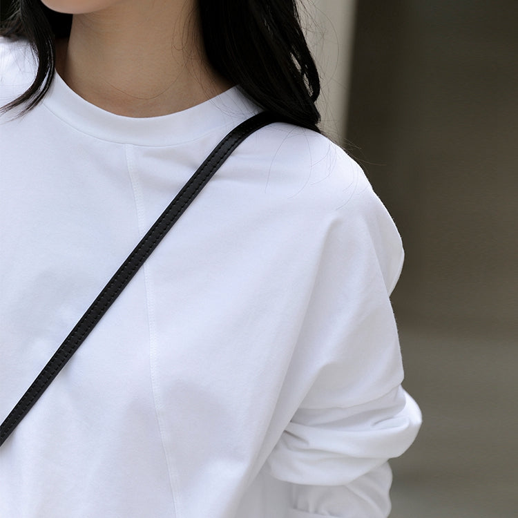 Long Sleeve Shirt for Women, Casual Tops for Women, Loose Cotton Shirt–  FantasyLinen