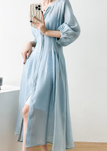 Load image into Gallery viewer, Women Casual And Comfortable V-Neck Long Dress With A-Line Hem For Summer Vacation
