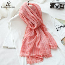 Load image into Gallery viewer, Cotton Linen Scarf Women Fashion Accessories E2701
