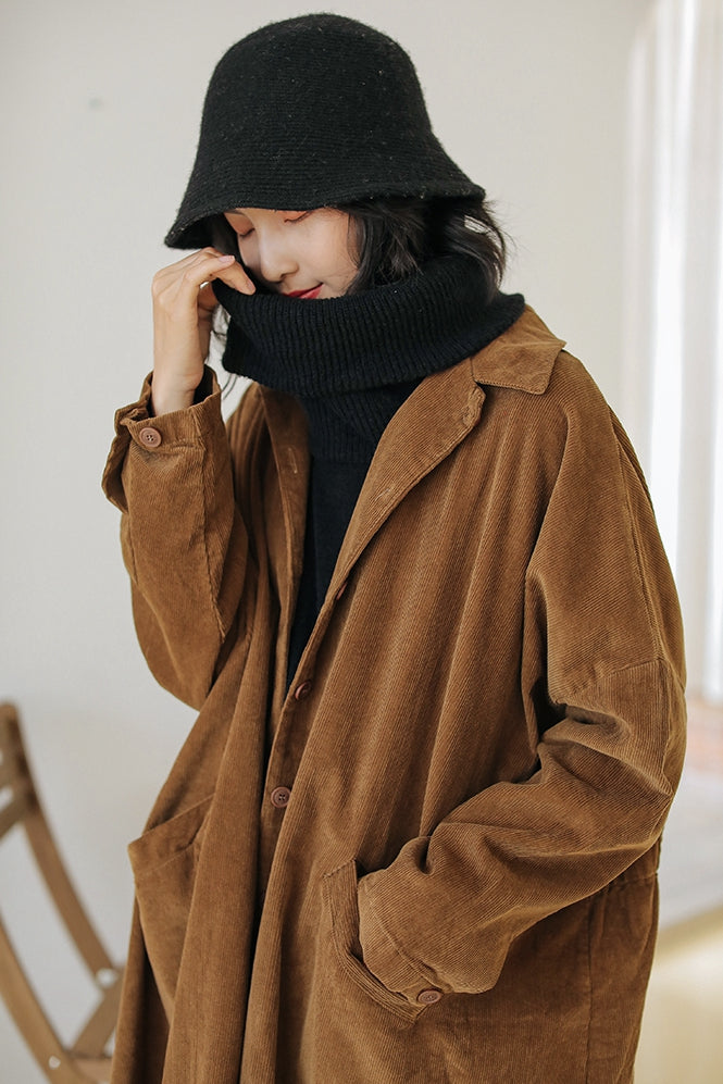 Corduroy womens coat hotsell