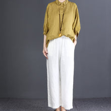 Load image into Gallery viewer, Linen Wide Leg Casual pants For Women K2734
